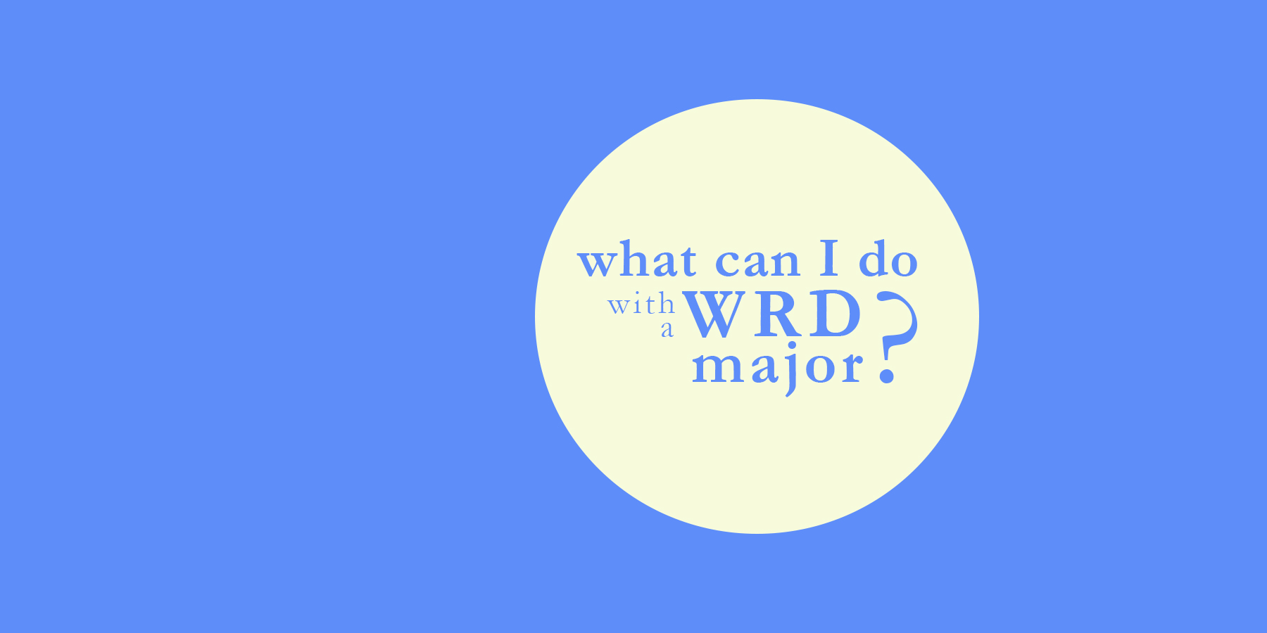 WRD Career Handout